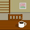 animacion taza de cafe pixel art