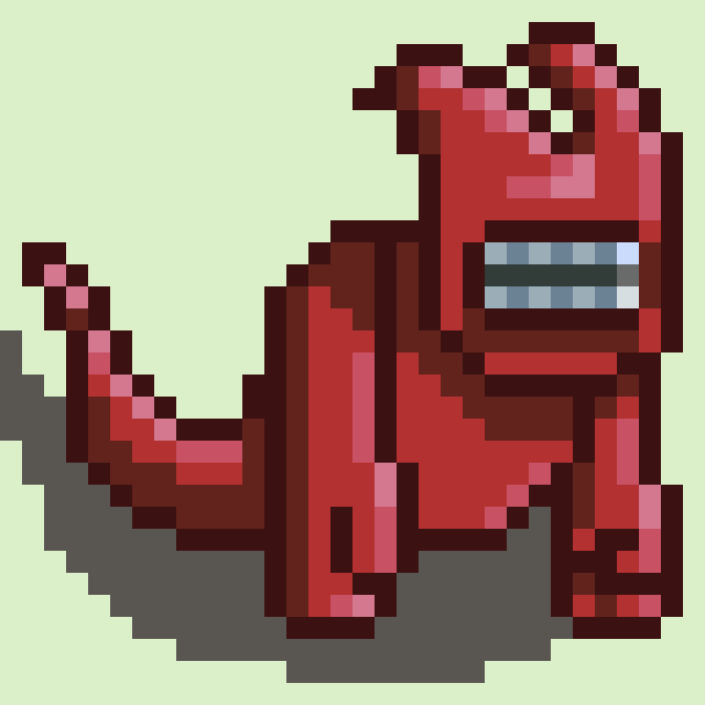 demonio fantasma pixel art