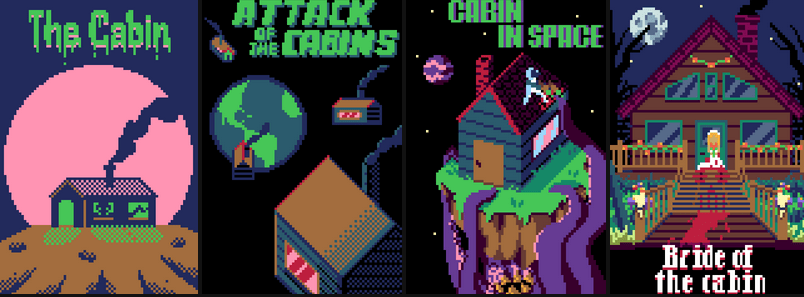 pixelween 2021movie posters