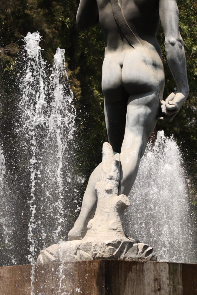 fuente de El David visto desde atrás. O sea, sus nalgas