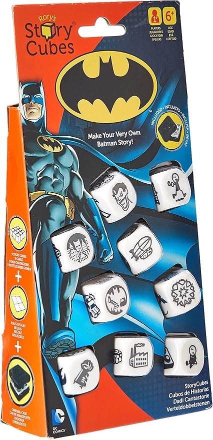 caja de story cubes batman