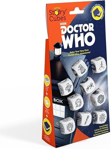 caja de story cubes dr who
