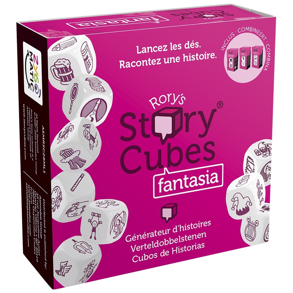 caja de story cubes fantasía