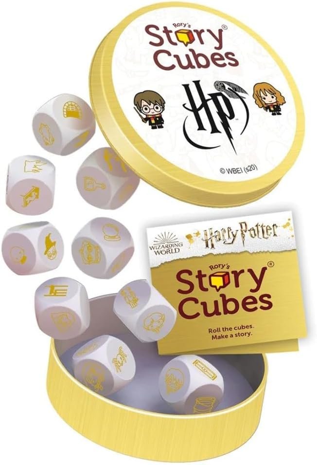 caja de story cubes harry potter