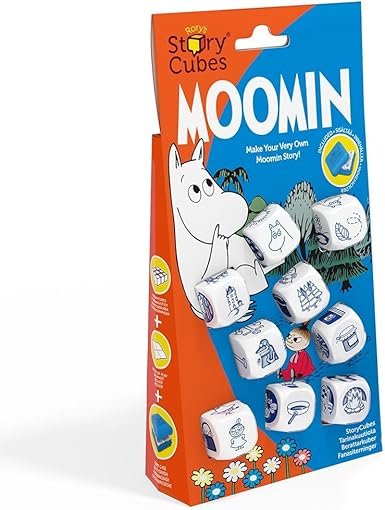 caja de story cubes moomin