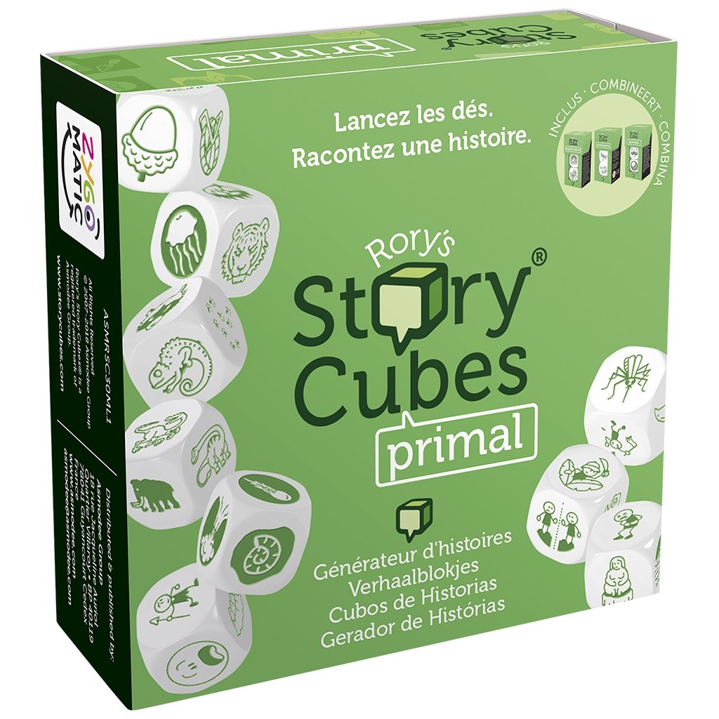 caja de story cubes primal